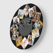 Familie en vrienden Collage Multi Photo Gallery Grote Klok (Hoek)