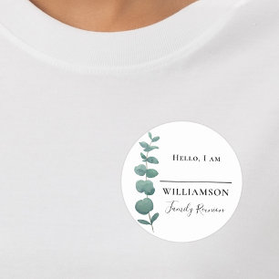Familie Eucalyptus Name Tag