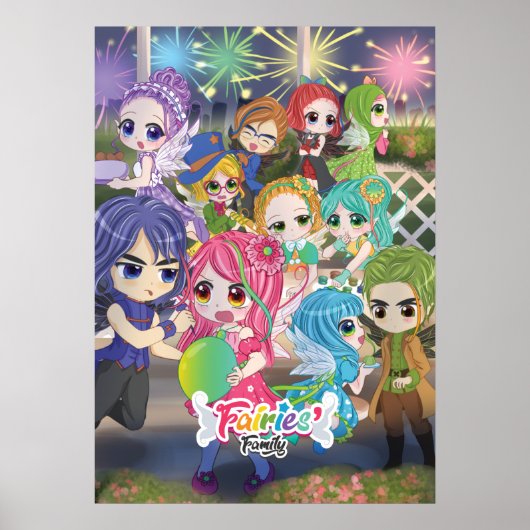 Familie Fairies Poster 4 (Voorkant)