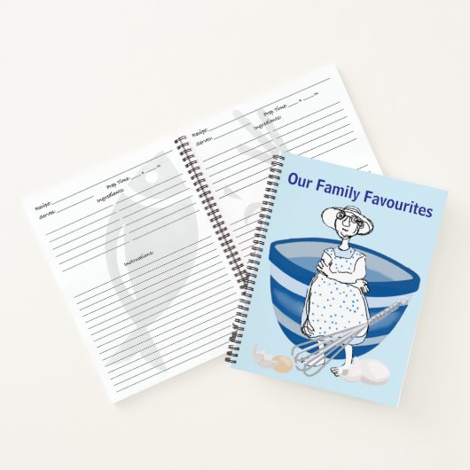 Familie favoriete recepten notitieboek (Binnen)