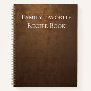 Familie Favoriete Receptenboek Notitieboek