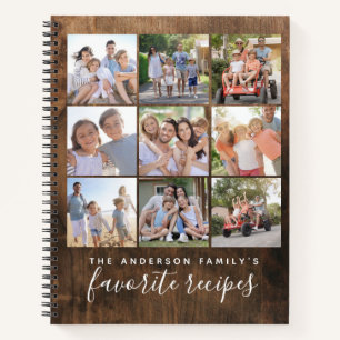 Familie Favorieten Foto Collage Receptenboek Notitieboek