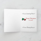 Familie Feestdagen Kaart (Binnen)