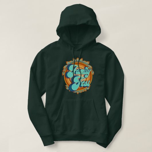 Familie Fest Dames Hoodie (Design voorkant)
