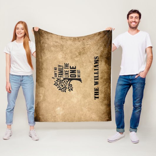 Familie Fleece Deken (In situ)