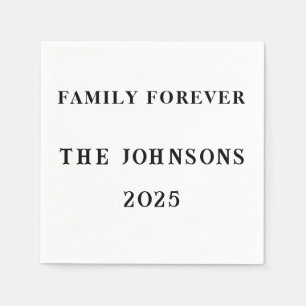 Familie Forever Custom Napkins – Reünie Zomer 2025 Servet