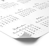 Familie Foto 2021Calendar Poster (Hoek)