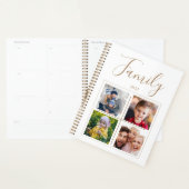Familie Foto 4 Collage Persoonlijk Planner (Display)