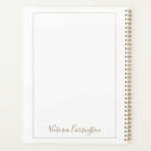 Familie Foto 4 Collage Persoonlijk Planner (Achterkant)