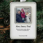 Familie Foto Aangepaste Kerstboom Ornament