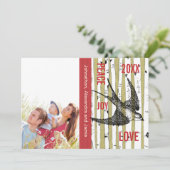 Familie Foto Birch Tree  vogels (Staand voorkant)