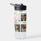 Familie Foto Collage 8 Aangepaste Afbeeldingen | N Waterfles (Rechts)