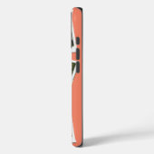 Familie Foto Collage Instant Camera Lijst Koraal Case-Mate iPhone Case (Achterkant / Links)