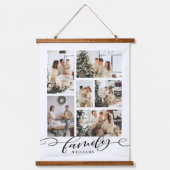 Familie Foto Collage Keepomwille Hangend Wandkleed (Voorkant)