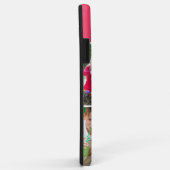 Familie Foto Collage Pink 4 Afbeelding Case-Mate iPhone Case (Achterkant/rechts)