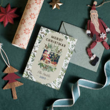  Familie Foto Foliage Groen Kerstmis