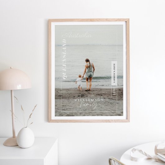 Familie Foto Modern Editorial Travel Keepomwille P Poster