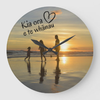 Familie Foto NZ Familie Foto Kia Ora Māori Phrase  Grote Klok