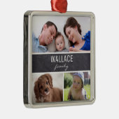 Familie Foto Ornament Collage Kerstmis (Rechts)