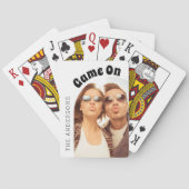 Familie Foto Spel Start Pokerkaarten (Achterkant)