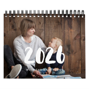 Familie fotokalender 2026 kalender