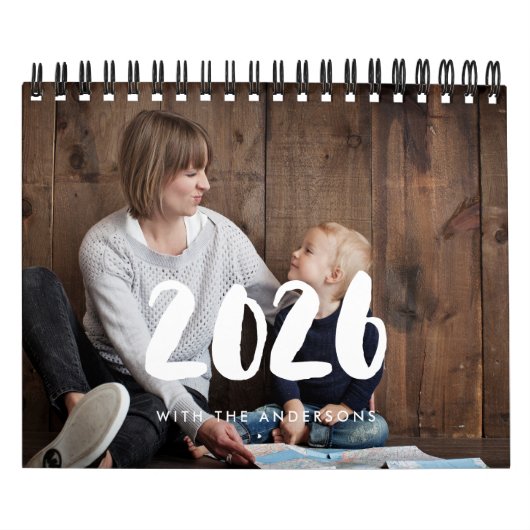 Familie fotokalender 2026 kalender (Hoes)