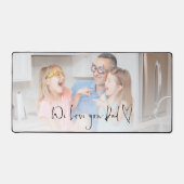 Familie Fotoscript We Love You Dad Heart Bureaumat (Voorkant)