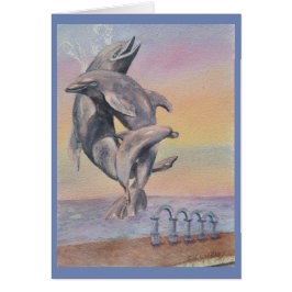 FAMILIE FRIENDELIJK DOLPHIN STATUE