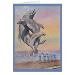 FAMILIE FRIENDELIJK DOLPHIN STATUE