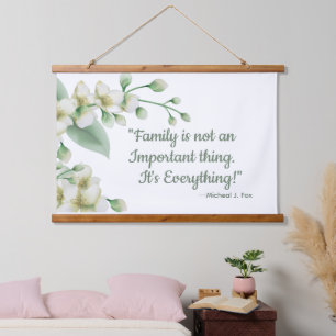 Familie Geïnspireerd Quote Wandtapijtkunst Hangend Wandkleed