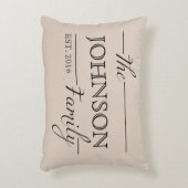 Familie Gift Gepersonaliseerde Aangepaste Kussen H (Voorkant(Verticaal))