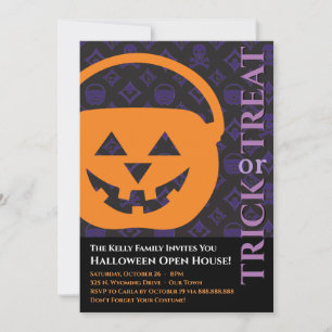Familie Halloween, Uitnodiging voor Krachtige Pomp