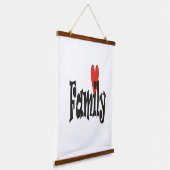 Familie Hangend Wandkleed (Gebogen)