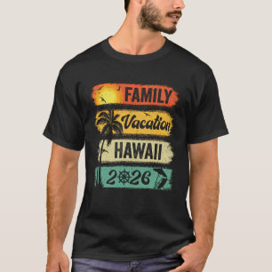 Familie Hawaii Vakantie 2026 Grappige Matching Gro T-shirt