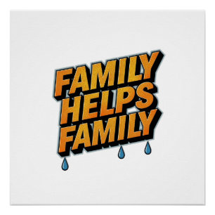 Familie Helpt Familie Perfect Poster