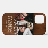 Familie houten foto Case-Mate iPhone case (Achterkant (horizontaal))