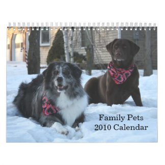 Familie huisdieren 2010 Agenda 2 Kalender