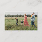 Familie Influencer Blogger Influencer Volledige fo Visitekaartje (Voorkant)