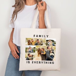 Familie is Alles 5 Foto Familie Tote Bag