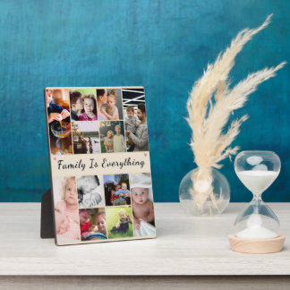 Familie is alles - gepersonaliseerde foto fotoplaat