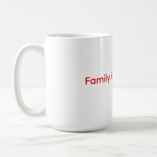 Familie Is Alles Kussen Koffiemok