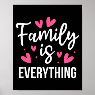 Familie is alles reünie sarcastische familieleden poster
