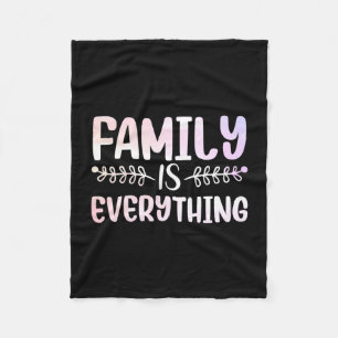 Familie is alles reünie spreuken familieleden fleece deken
