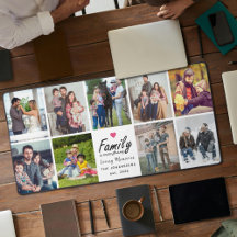 Familie is Alles Script Aangepaste Fotocollage 