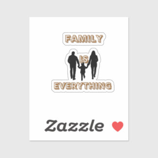 Familie is alles sticker