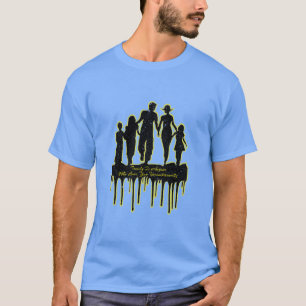 Familie is iedereen die van je houdt, onvoorwaarde t-shirt