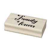 Familie is voor altijd 	rubberstempel (Stempel)