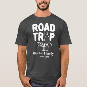 Familie jaarlijkse roadtrip vakantie matching t-shirt