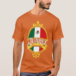 Familie Juarez Mexico Vlag T-shirt