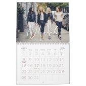 Familie kalender, moderne aangepaste foto kalender (Mar 2026)